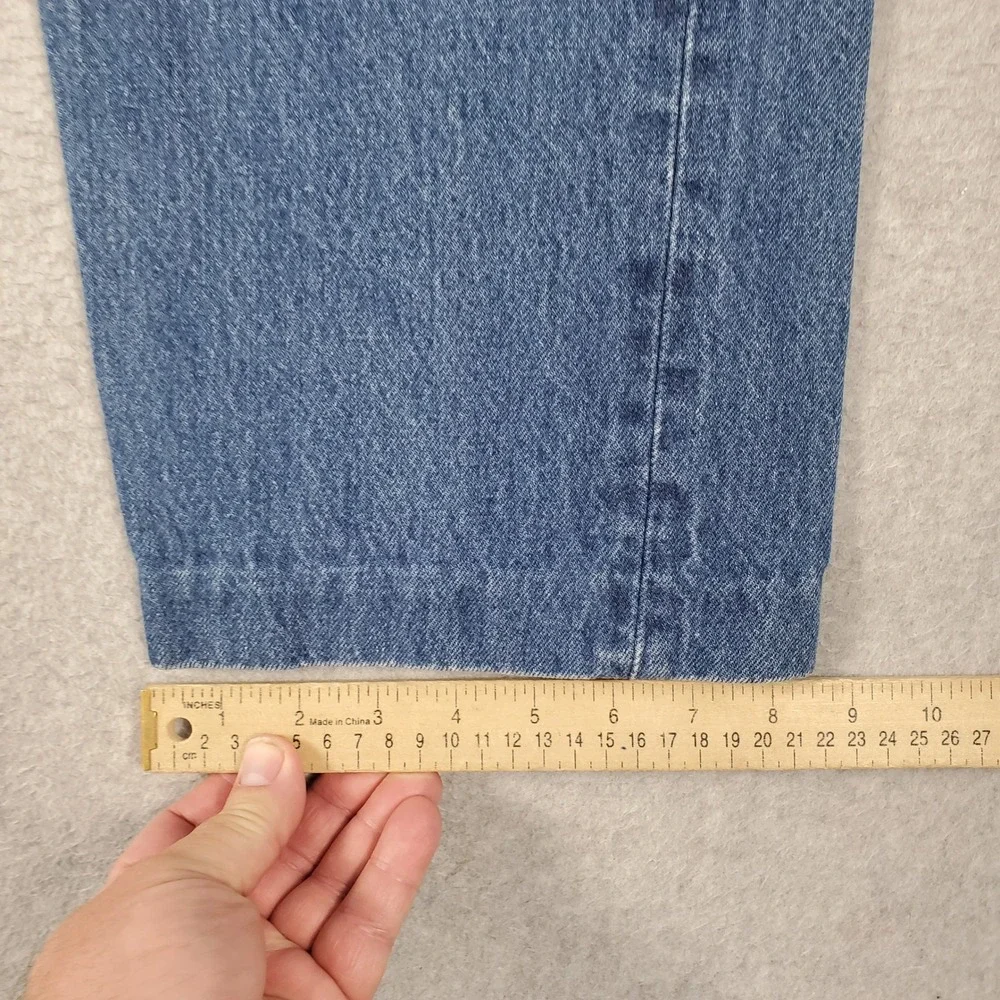Vintage Levis 501 Jeans FITS 34X25 tag 38x34 Blue Denim Button Fly 90s *Hemmed